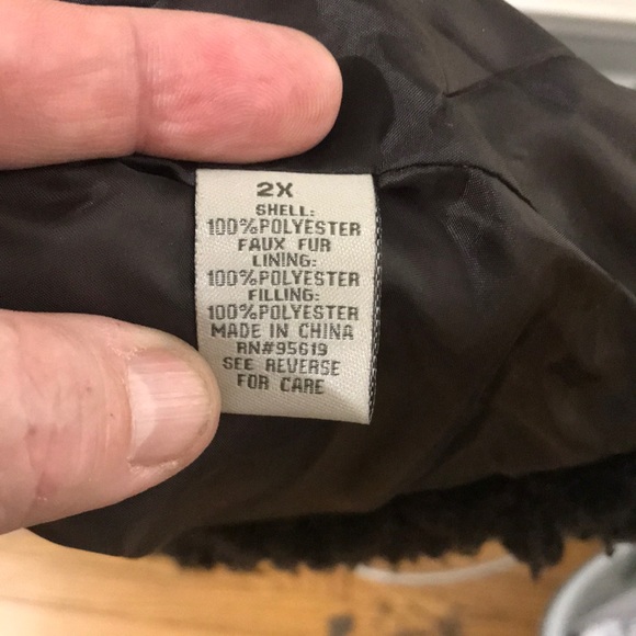 Genealogy dressy vest. Brown. 2x - Picture 4 of 6